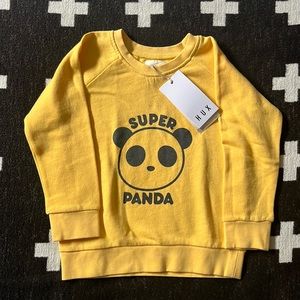 NWT, HUX super panda sweatshirt